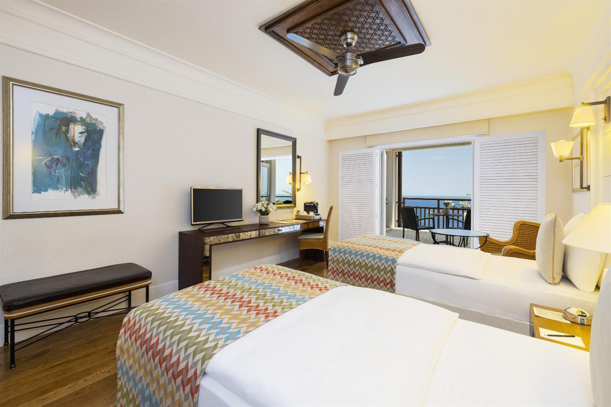 Deluxe Zimmer mit 2 Einzelbetten und Meerblick