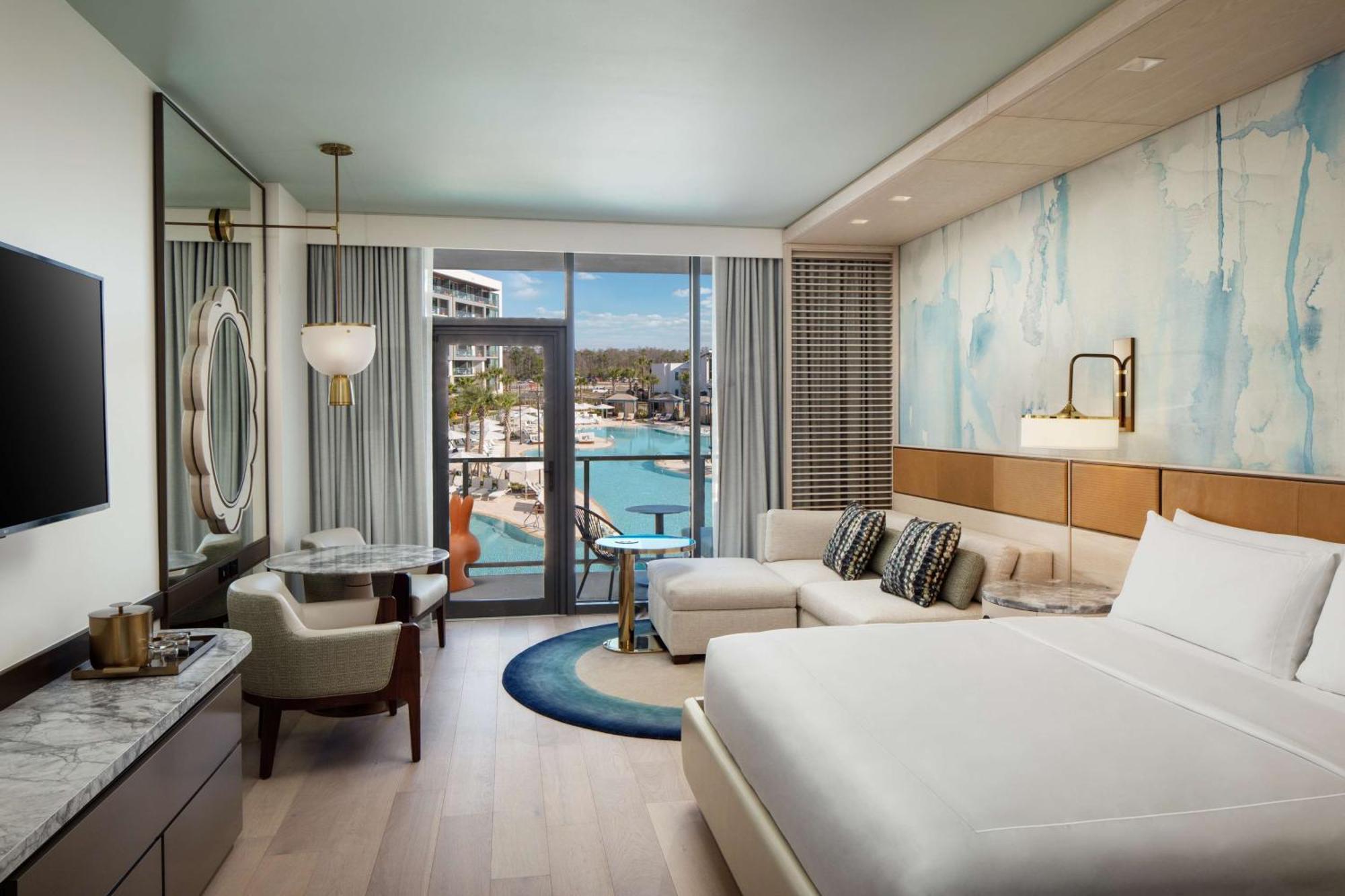 King Room Balcony Pool View