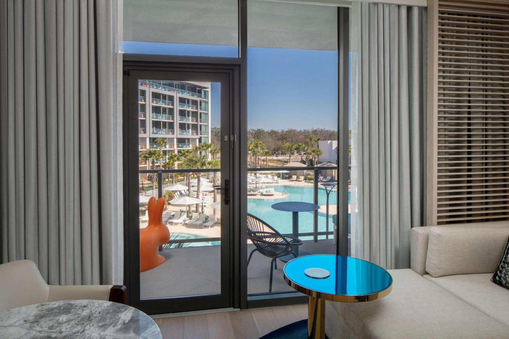 King Room Balcony Pool View