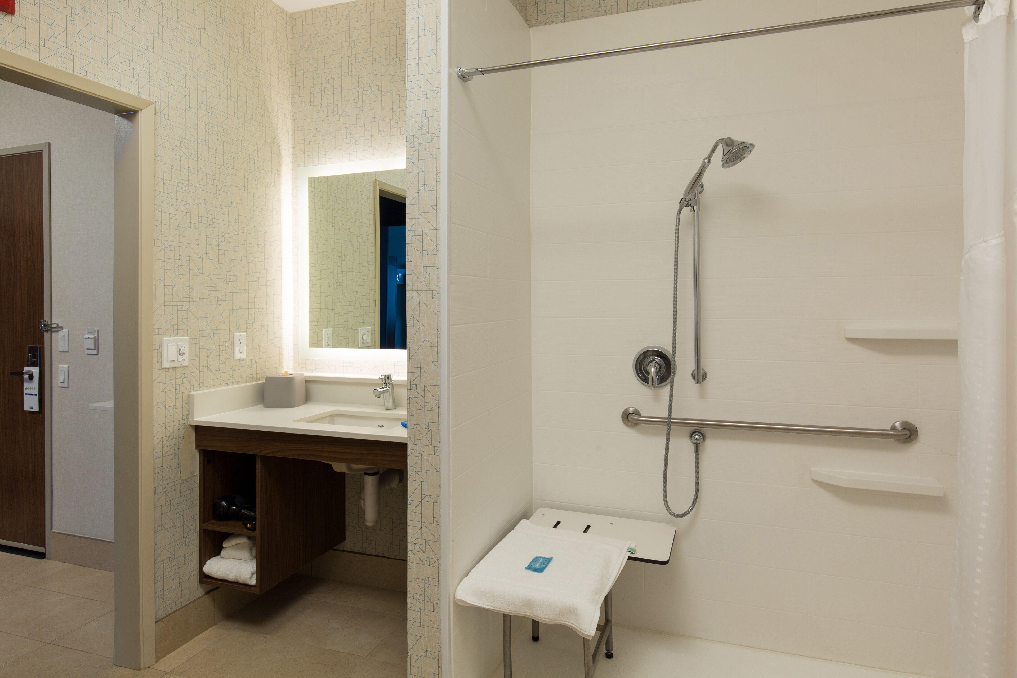 King Room Disability Access Roll Shower