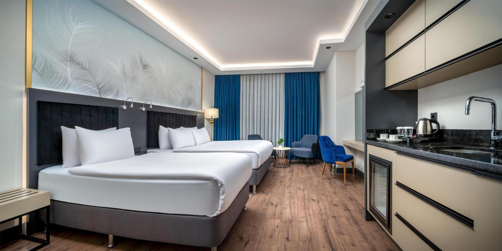Superior Room One Double One Single Bed Non-Smoking
