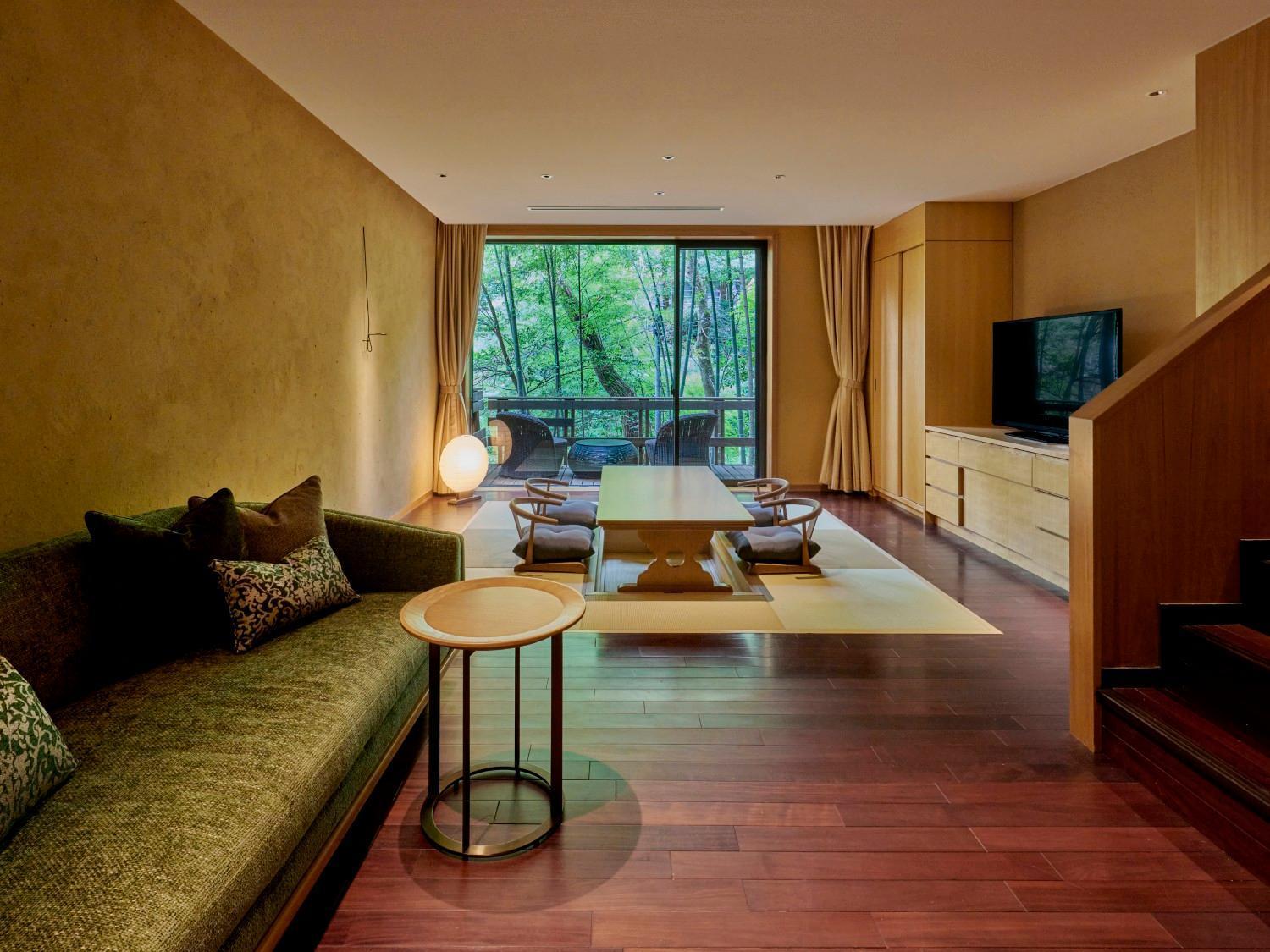 Suite Double de Luxe dans Maisonnette avec Lit King-Size