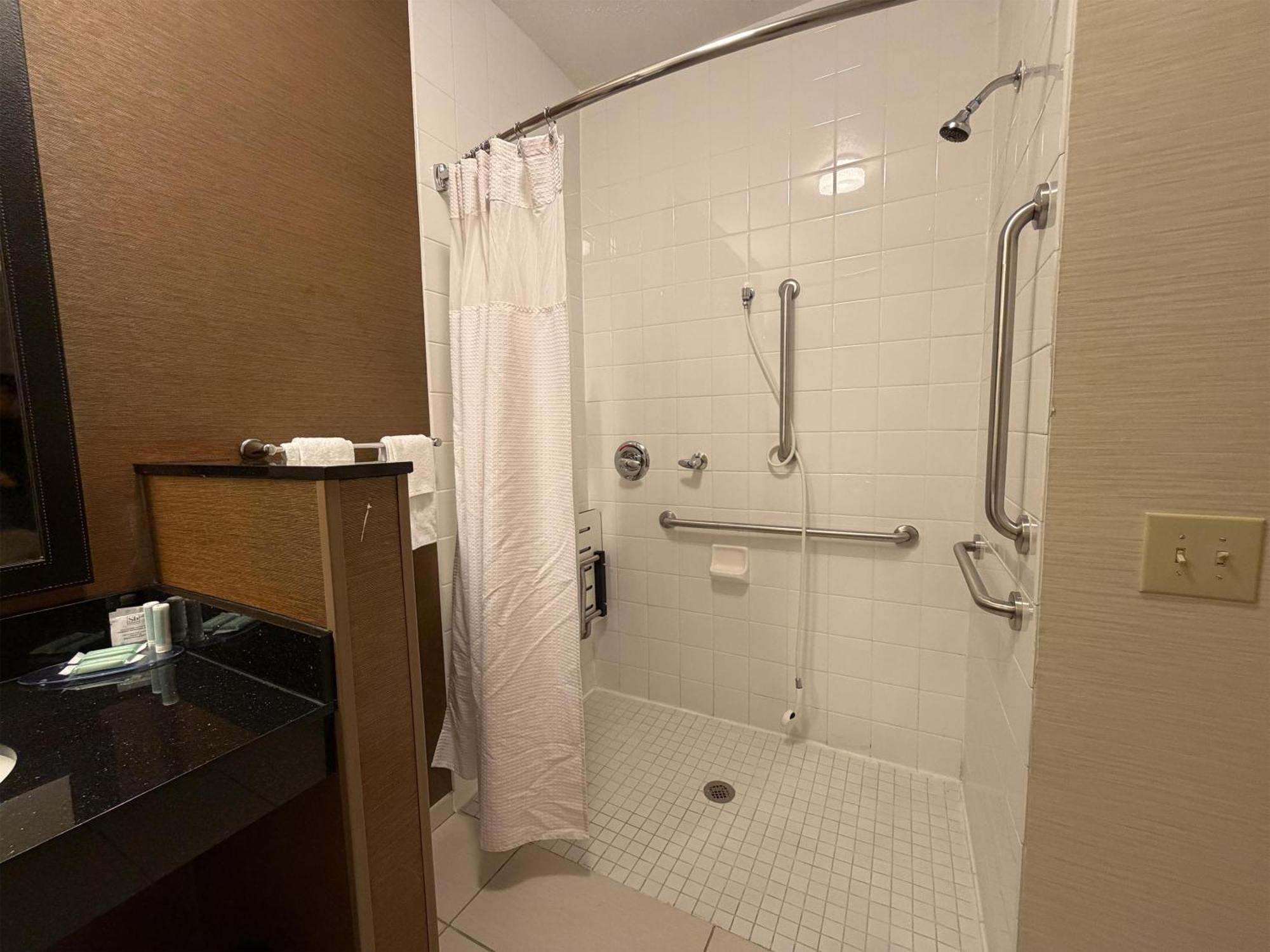Queen Room Roll Shower Disability Access or Non-Smoking