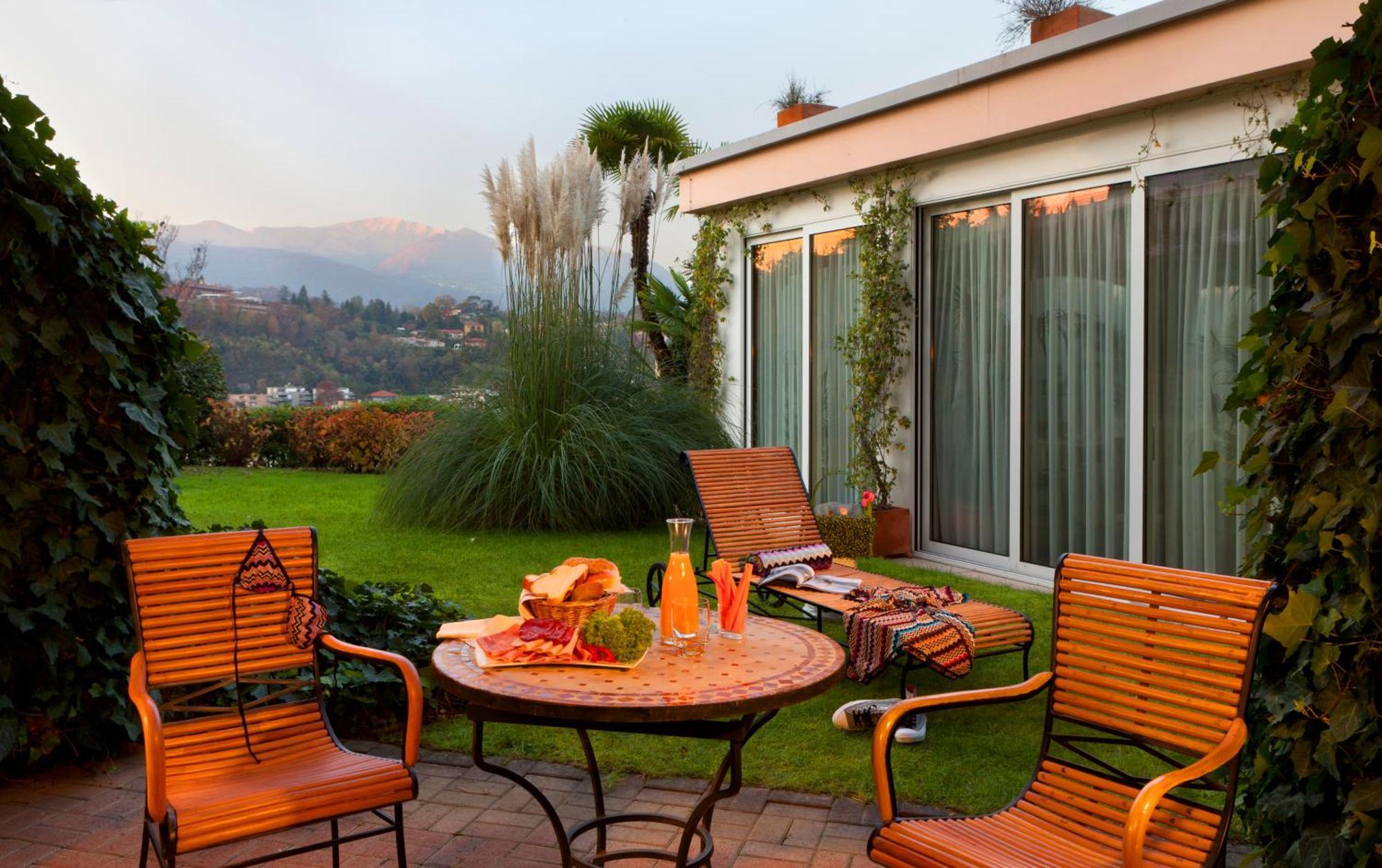Suite mit Zugang zum Garten