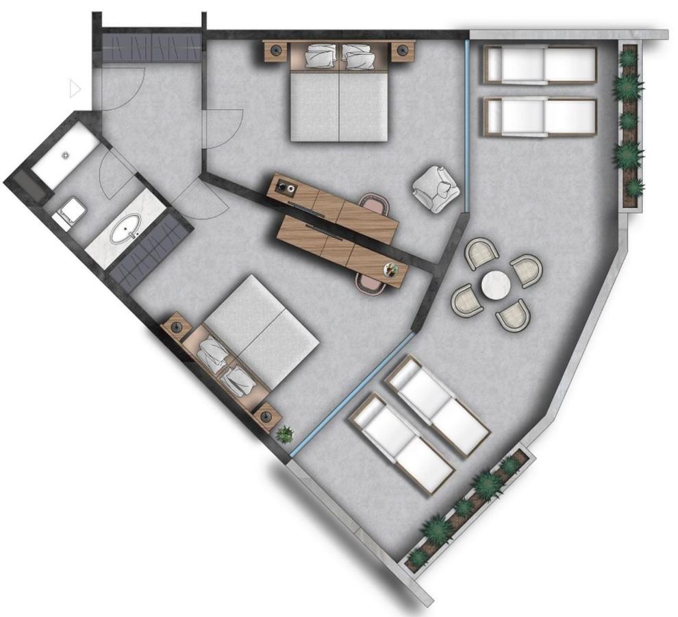 Familiesuite met 2 Slaapkamers