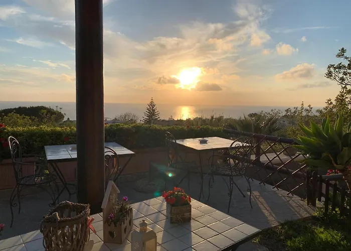 La Terrazzina sul tramonto