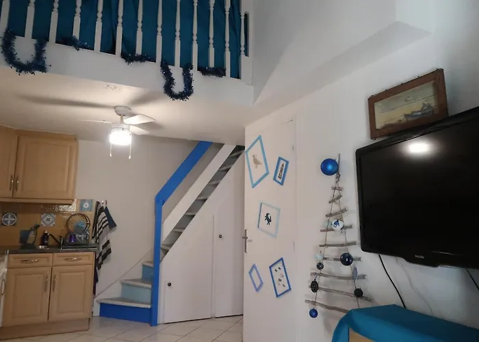 Maison à la plage climatisée et wifi fibre pour télétravail