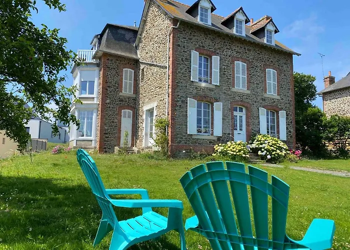 B&B Villa La Korrigane Cuisine Privative Vue Mer Plage A Pied Petit-Dejeuner Bio 4 Personnes