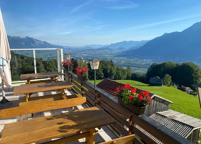 Aparthotel-Almgasthaus Gemsli - A Bisal Oesterreich Ueberm Schweizer Rheintal