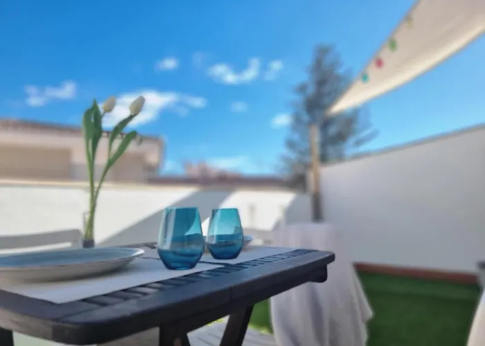 A 600m de la playa, terraza soleada