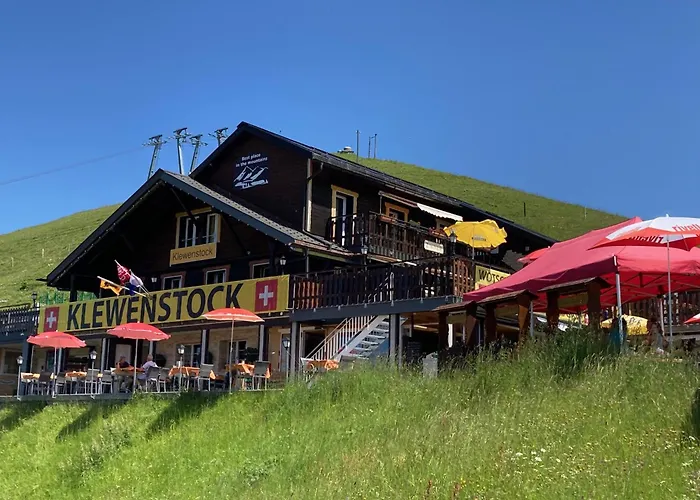 Ausflugs-Ski-Pistenhotel Klewenstock Auto Frei Mit Dem Mobiltelefon Bestellen Nur Mit Der Pendelbahn Erreichbar Auf 1600Muem