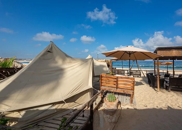 Rustico Lounge-Tipi With Ac In Front Of The Beach