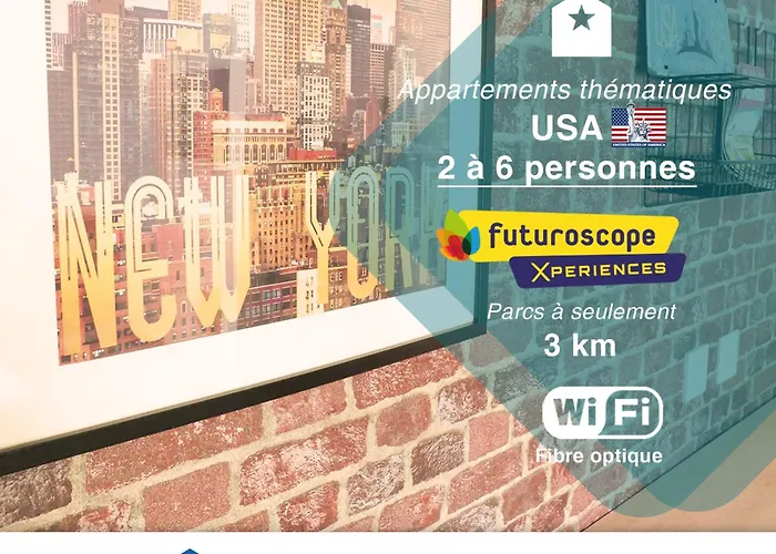 Little America - Appart Hotel 3Km Futuroscope