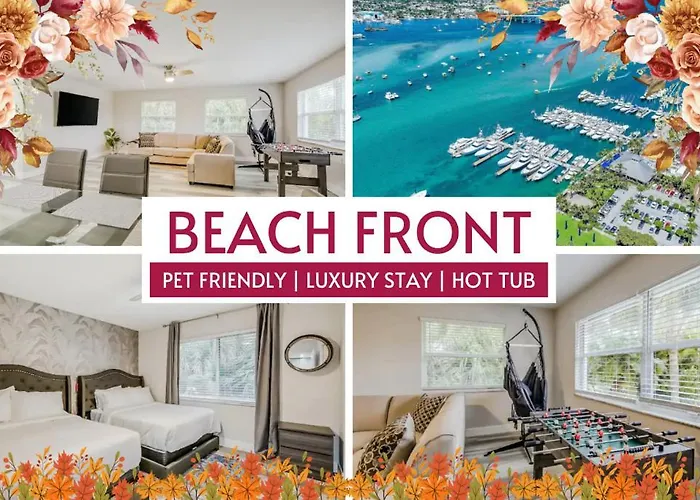 Dog Friendly Beach Condo With Hot Tub And Firepit