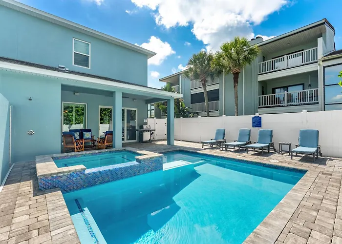 Sea Haven - Private Beach Home Near Orlando - Heated Pool & Spa