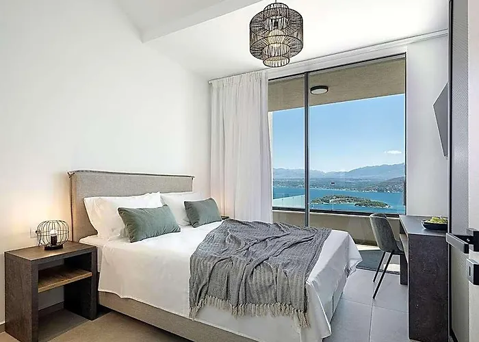 Modern Villa With Sea And Mountain Views