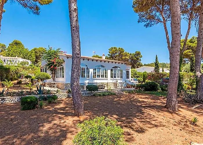 Rustic Garden Minorcan Style Villa With Private Pool And Sea