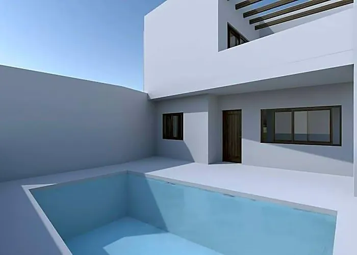 Villa Alhamar Con Piscina Privada Climatizada Al Lado De La Playa