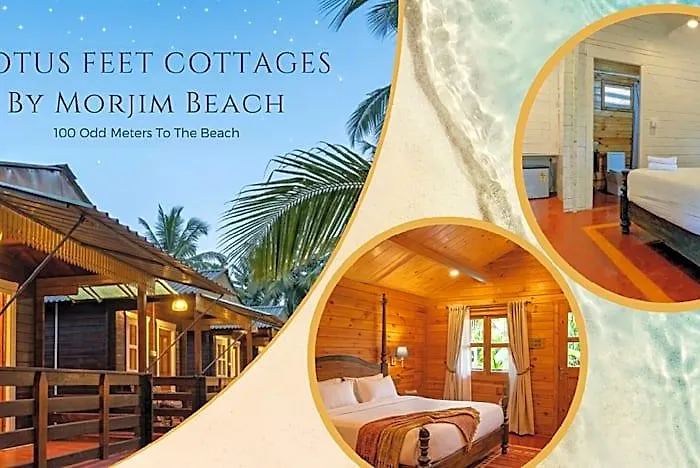 Lotusfeet Cottages, 100 Meters Odd From Morjim Beach