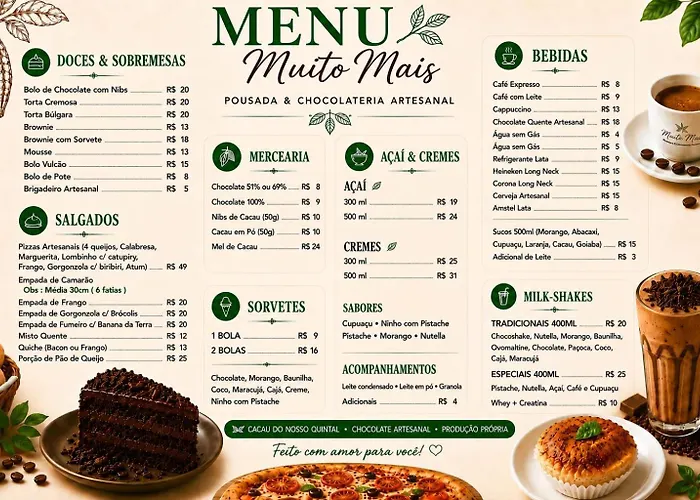 Pousada e Chocolateria Muito Mais