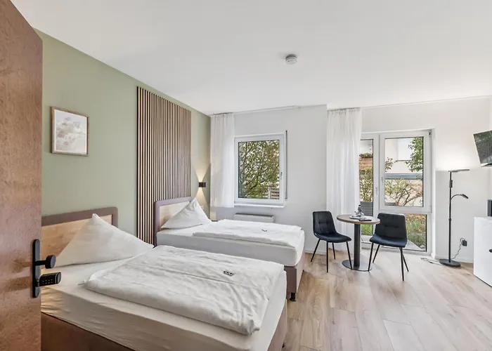Neu Apart-Hotel Kraut 24-7 Check In Naehe Messe-Airport