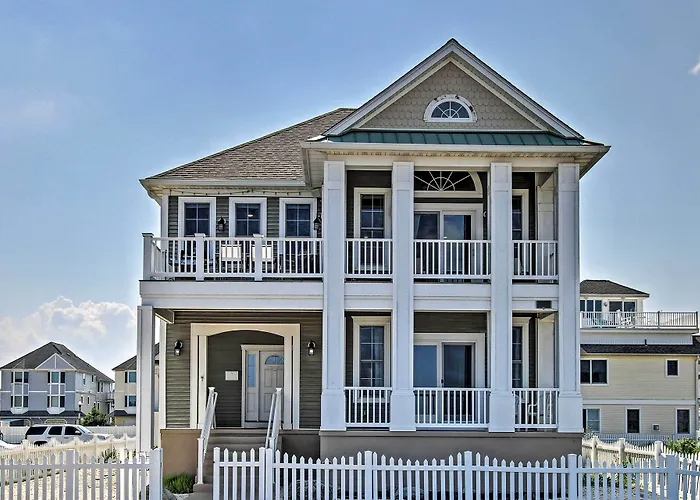 Idyllic Oceanfront Home On Atlantic City Boardwalk