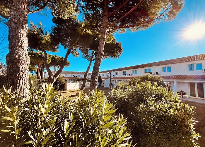 Artemia Aigues-Mortes - Hotel Avec Piscine - Bornes Electriques - Parking Prive - Local Velo-Moto